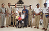 City Police Commissioner honours brave girl Vaibhavi